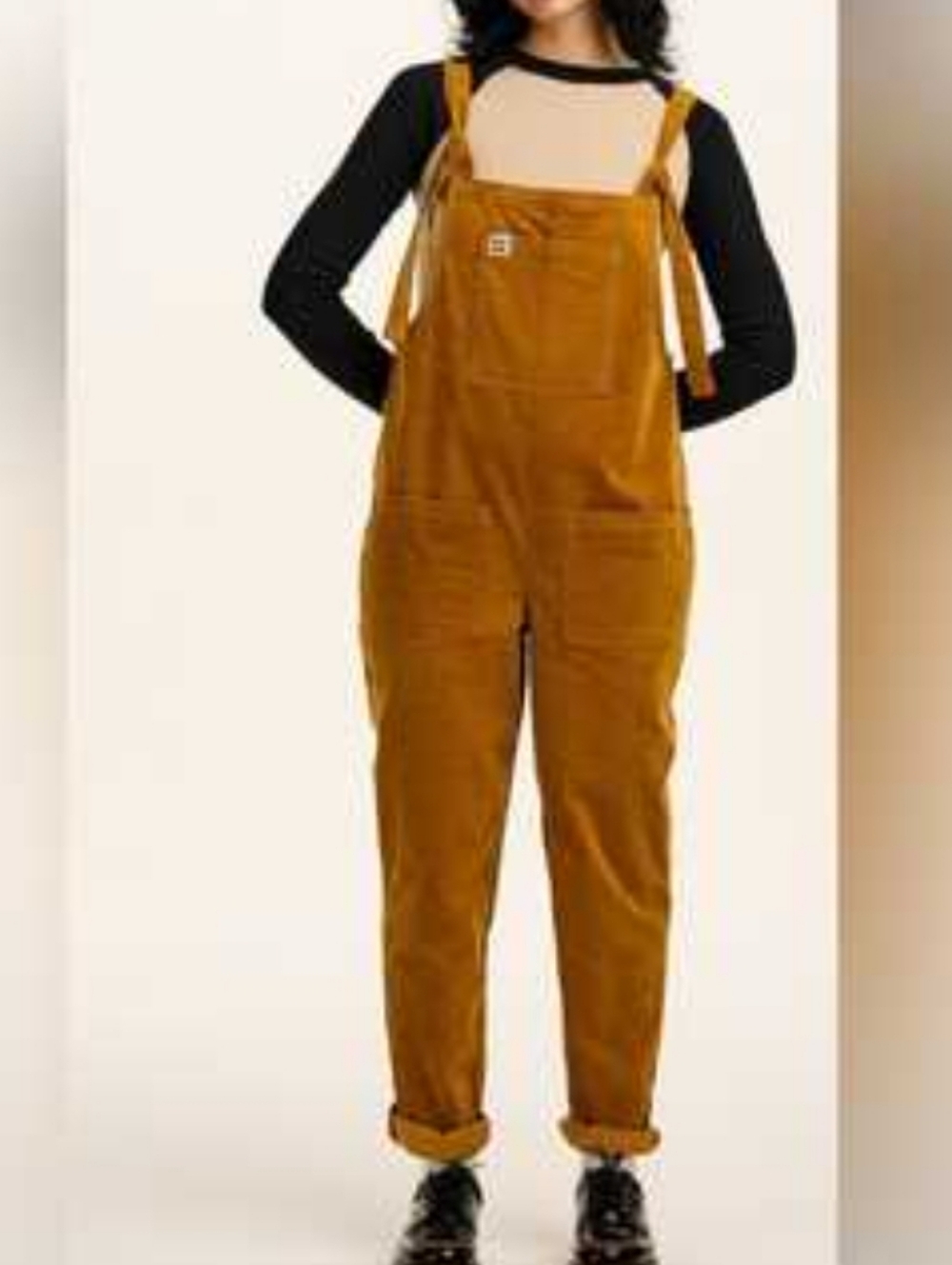 Lucy And Yak Mustard Corduroy Overalls